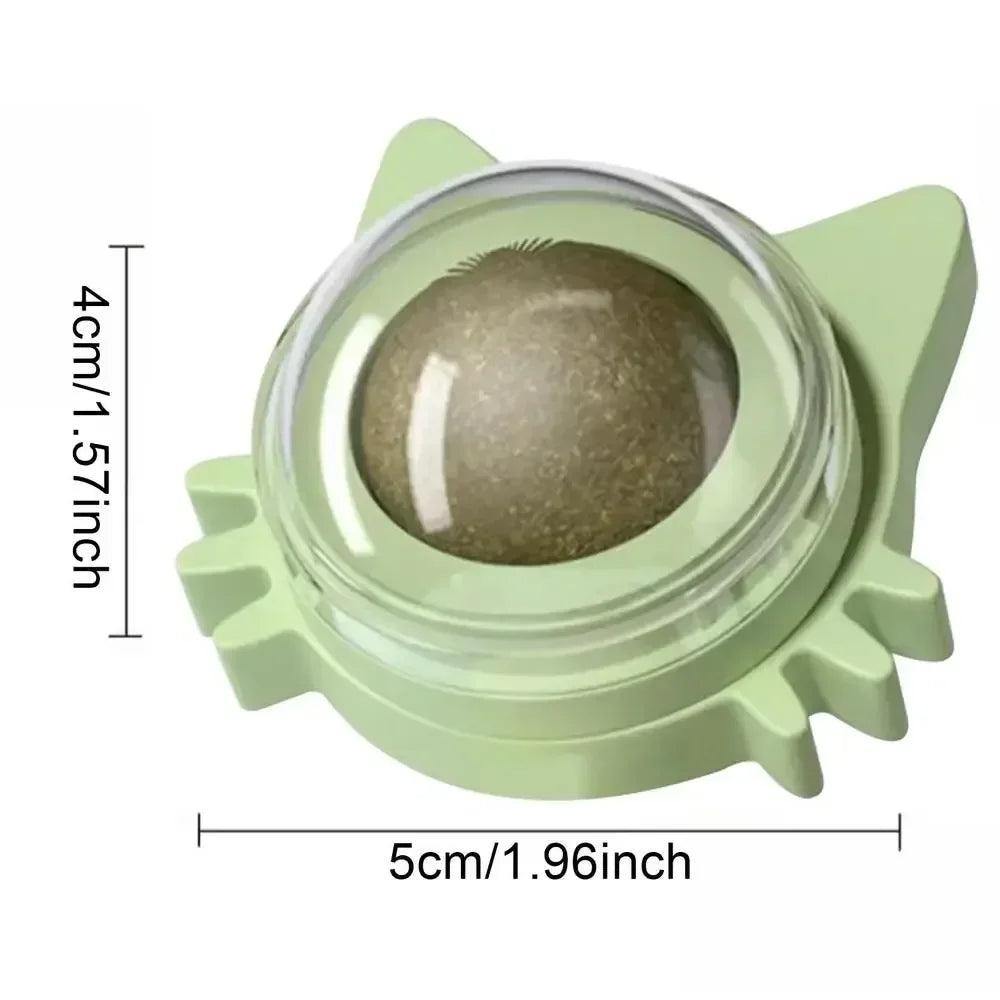 Snack de Alegria Pet Bloom™ – Bola de Erva Gateira Rotativa